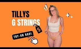 [4K]Nicole Kait Tilly’s G String Try On Haul