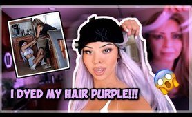 I DYED MY HAIR PURPLE PRANK ON STRICT MOM | TIANA MUSARRA