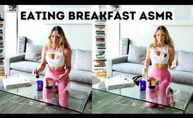 Eat breakfast with me ASMR- Dating in your 20's- soft spoken, chewing, encouraging