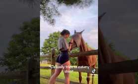 This was so magical I love being a horse skank #horselover #therapy #fitnessmotivation