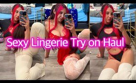 Sheer Lingerie and  swim set Try On Haul