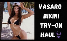 Vasaro  thong bikini Try On Haul | Rachel Pizzolato