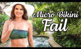 Micro  bathing suit Fail  Haul! Dare goes wrong!