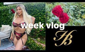 WEEK video home in LA luxury lingerie try on haul | Kayley Gunner