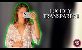 Try On Haul: See-through product and Fully Transparent girl Lingerie | Very revealing!