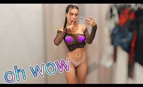 See-Through Try On Haul | Transparent Lingerie and garment