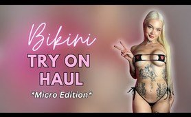 MICRO bikini TRY ON HAUL PART 2 | LOWRI ROSE