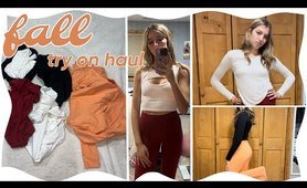 fall activewear try on haul