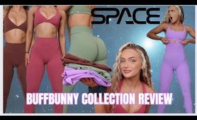 Buffbunny Collection SPACE launch Try on haul Review | New Fall Activewear, nonscrunch leggings??