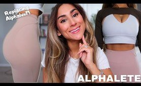Alphalete NEW Softest Leggings EVER?! Aura Collection Haul & Try On