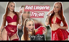 Red lingerie haul *EXPLICIT* | Ruby Rose