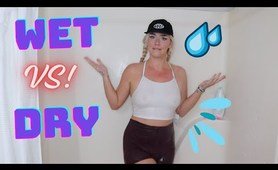 ASMR Wet Vs Dry All White Try On Haul