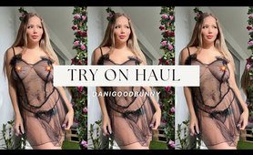 Transparent babydoll try on haul by Danigoodbunny