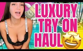 Luxury  two-piece swimsuit Try-On Haul | Expensive Brands