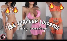 Try On Haul: See-through items and Fully Transparent girl Lingerie | Very revealing!