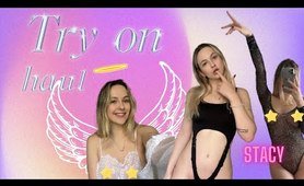 My sexiest SEE THROUGH | Lingerie Try on Haul