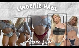 New Lingerie Try On Haul || AriaFitss