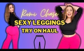 Romi Chase - Curve Enhancing, Skin Tight Amazon Leggings Try On Haul! Best Leggings for Curvy Girls