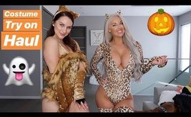 Halloween costume  Try-on Haul ft. my sister