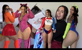 gigantic HALLOWEEN COSTUME TRY ON!!! Fashionnova, Amazon....