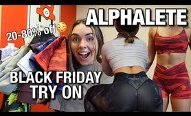 ALPHALETE BLACK FRIDAY HAUL | TRY ON + REVIEW!