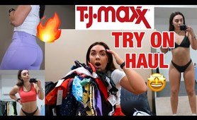 TJMAXX Haul & Try on| Calvin Klein, Tommy Hilfiger, yoga pants, yoga pants bras & More...