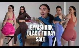 GYMSHARK black FRIDAY SALE!! TRY ON + tape video! EVERYTHING UP TO 60% OFF Mens & Womens!!