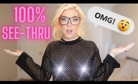 ASMR SEE THRU Try On Haul Sweaters!...WHOOPS