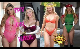 charming  bathing suit - Micro  thong bikini Try On Haul Reviewing Tiny StringSexy  swimsuit -Micro  microkini Try On Haul