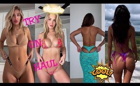 cute bikini - Micro  swimsuit Try On Haul Reviewing Tiny StringSexy  two-piece swimsuit -Micro  two-piece swimsuit Try On Haul