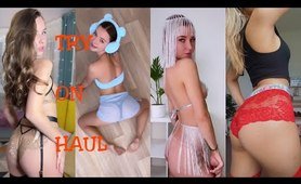 sexy  bathing suit - Micro  string bikini Try On Haul Reviewing Tiny StringSexy  beachwear -Micro  swim set Try On Haul