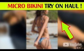 【LOOK BOOK UNDER WEAR】TINY Micro  monokini Try On Haul | Sling It Bikinis  | Fr. Jerry Orbos, SVD