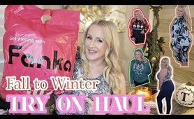 FALL to WINTER TRY ON HAUL | FANKA Leggings Review and Try On | Mid Size/Curvy Fashion Haul