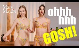 Extreme See-Through Lingerie Duo | Try On Haul