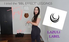 UNSPONSORED* TRY ON FROM LAZULI LABEL LEGGINGS & SHORTS!