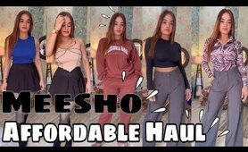 Meesho Affordable Haul|| Tops, Trouser, Shirt, Boots ,Heels , Tracksuit|| Try-On Haul|| Mansi Sharma