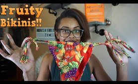 Fruity Bikinis I SHEIN TRY-ON HAUL & vlog