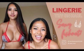 Kanokwan Prai | Lingerie Try On Haul | sweet Fishnet Lingerie Try On Haul! 2022 ft. Saya Roze