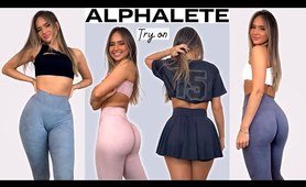 ALPHALETE Try-on Haul 2021 | Alphalux, Leggings, Shorts & More!