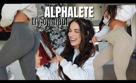 ALPHALETE TRY ON HAUL || new amplify leggings & more! || activewear review