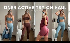 ONER ACTIVE TRY ON HAUL | 12 days of gains try on, limited edition collection