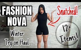 Winter Outfits Try-on Haul || FASHION NOVA