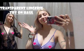 See Through Lingerie Try On Haul | Transparent Lingerie and garment Try On Haul