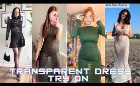 Transparent And See Through Dress -Use Your Imagination |Try on haul  2 #sheerdress #Underwear