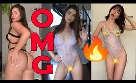 [HD] Top 5 Models Lingerie Try On Haul