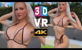 Micro Bikini Haul By The Pool - YesBabyLisa VR 3D 4K