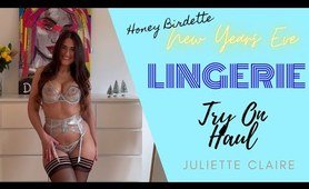 Sexy New Years Eve lingerie try on haul with Juliette Claire | Honey Birdette