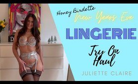 cute New Years Eve lingerie try on haul with Juliette Claire | Honey Birdette