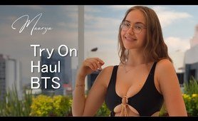 monokini Try On Haul BTS #maarya #bts #tryonhaul #bikini