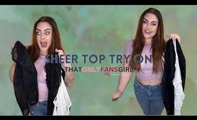 NATALIA REYNOLDS - SHEIN SHEER TOP TRY ON HAUL VOL.3